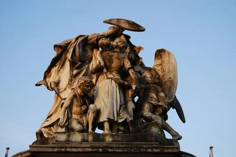 Strassburger-Denkmal memorial, Basel Stock Photos