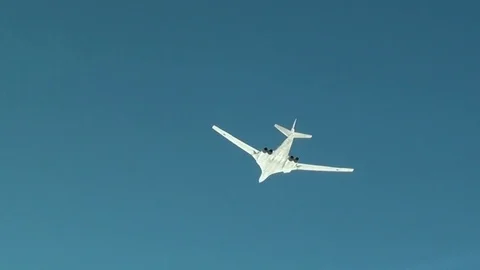 Strategic Bomber in flight Video stock 71378204