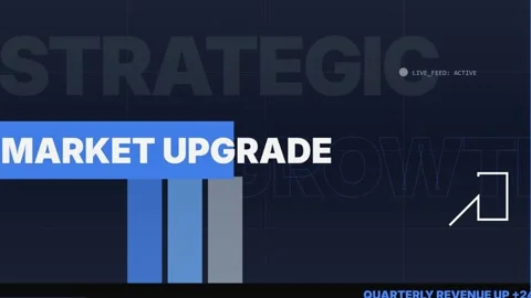 Strategic Market Upgrade Data Dashboard Representing Financial Business Stockbeeldmateriaal 333051697