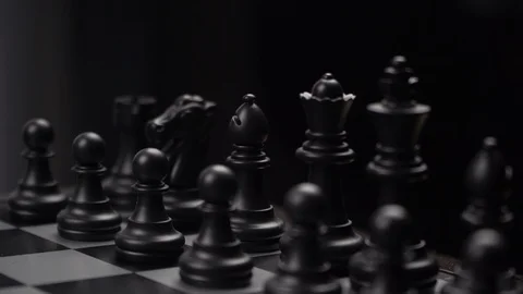 Strategic move and chess concept 库存影片 125518151