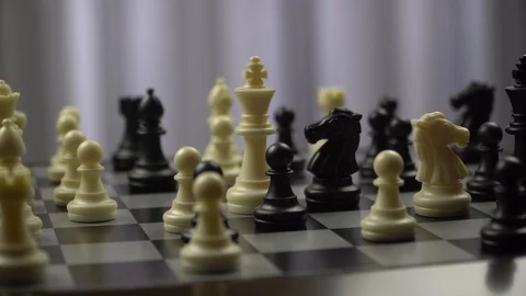 Strategic move and chess concept 库存影片 125519005