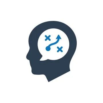 Strategic Planning Icon Stock Illustration