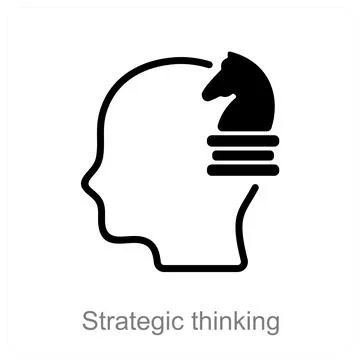 Strategic thinking Stock Illustration