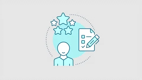 Strategic workforce planning framework animated onboarding mobile app screens Stock Footage 340419541