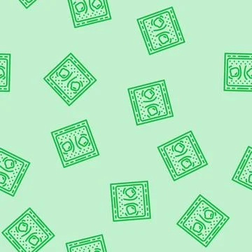 Stratego board game line vector seamless pattern Stock Illustration