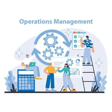 Strategy and management concept. Flat vector illustration. Stock Illustration