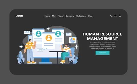 Strategy and management concept. Flat vector illustration. Illustrazione stock