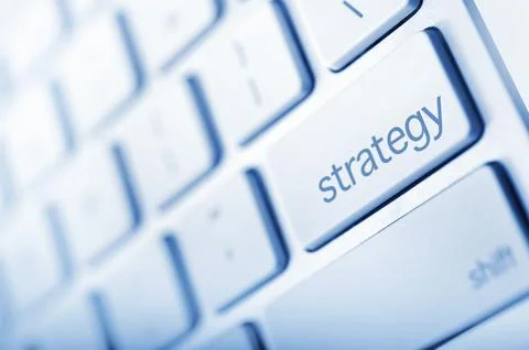 Strategy Button Stock Photos