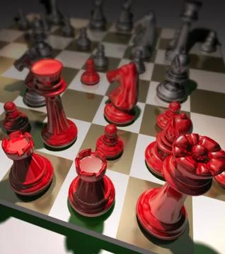 Strategy Chess Game Stock Photos