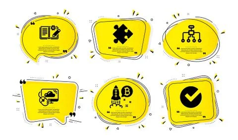 Strategy, Cloud computing and Restructuring icons set. Vector 스톡 일러스트