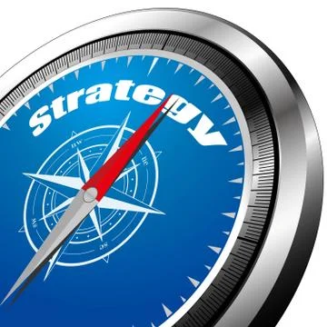 Strategy Compass Stock Illustration