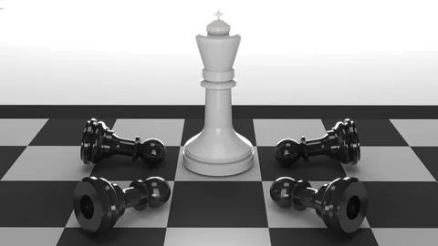 Strategy competition winner,competitive strategy planning concept,3D render Illustrazione stock