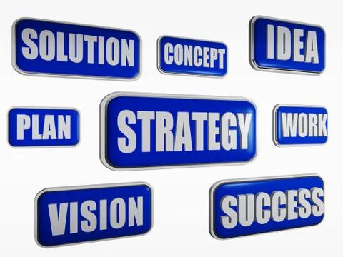 Strategy concept Stock Illustration
