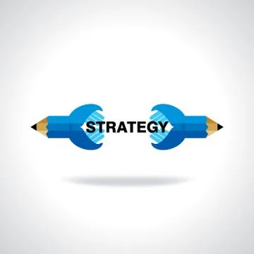 Strategy concept Stock Illustration