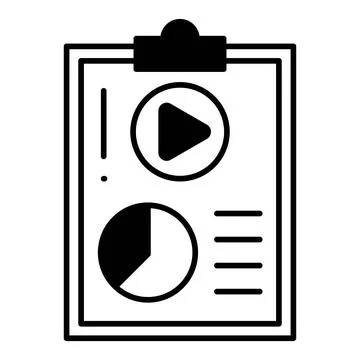 Strategy Dualtone Icon Illustrazione stock