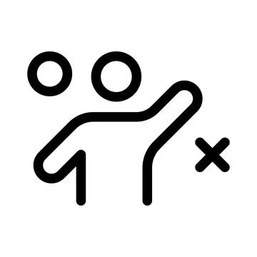 Strategy Icon, Creative Outline Design for Planning, Goal, and Business Succe Stock Illustration