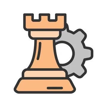 Strategy Icon Image. Stock Illustration