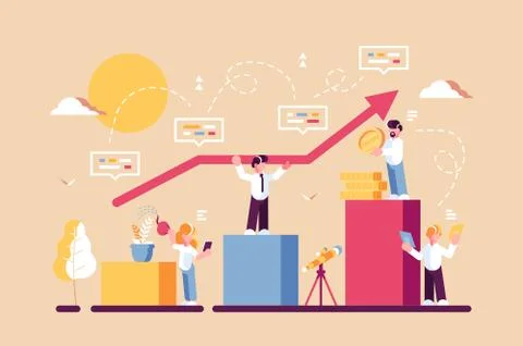 Strategy of long term planning Ilustração Stock