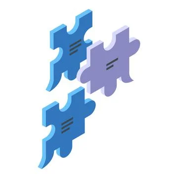 Strategy online icon isometric vector. Business data Stock Illustration