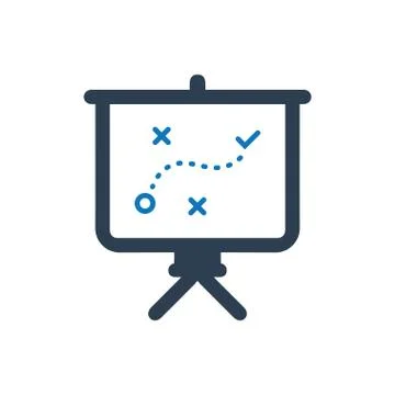 Strategy Planning Icon Stock Illustration
