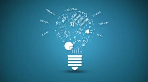 Strategy Pulb With Background Video stock 62583664