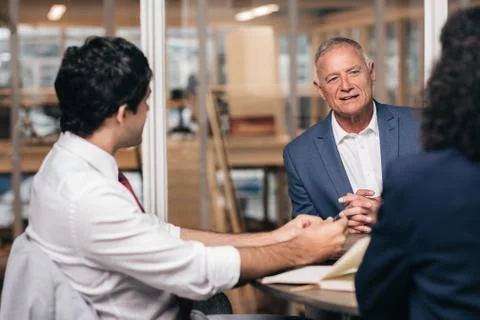Strategy session in the boardroom Stock Photos