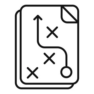 Strategy solution icon outline vector. Creative business 스톡 일러스트