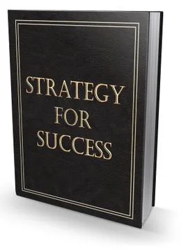 Strategy for Success Book Stock Illustration