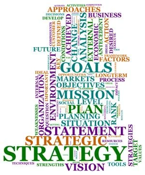 Strategy tags Stock Illustration