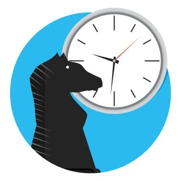 Strategy time icon Stock Illustration