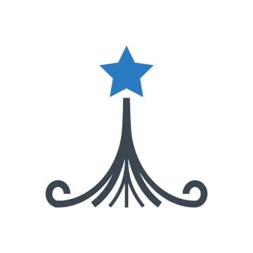 Strategy For Victory Vector Glyph Icon Stock Illustration