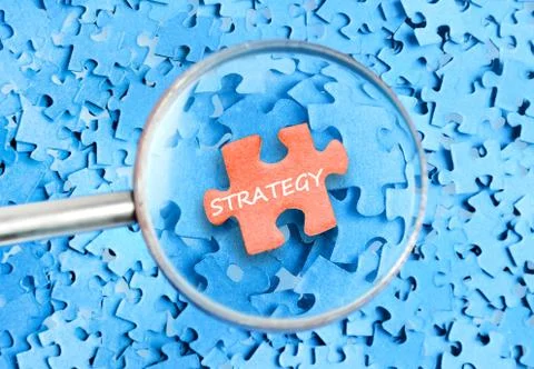 Strategy word Stock Photos