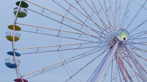 Strates Shows Ferris Wheel Stock Footage 51832570