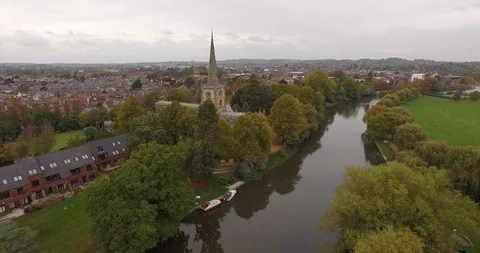 Stratford-upon-Avon 2 Stock Footage 122173724