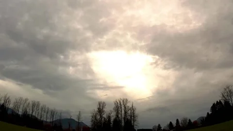 Strato Cumulus Sublimination Stock Footage 145382496