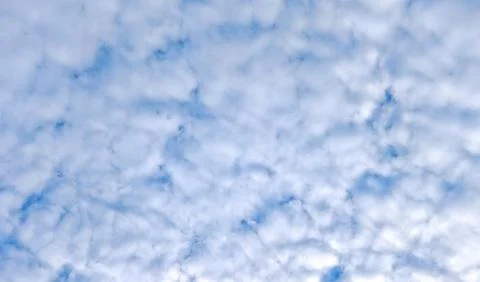 Stratocumulus Cloud Texture Over Sky 스톡 사진