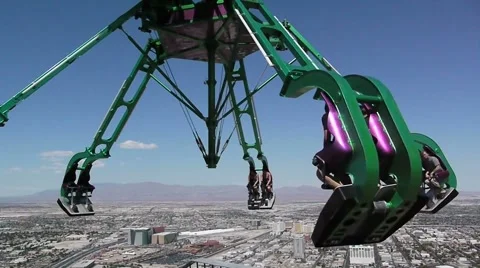 Stratosphere tower Video stock 1065213
