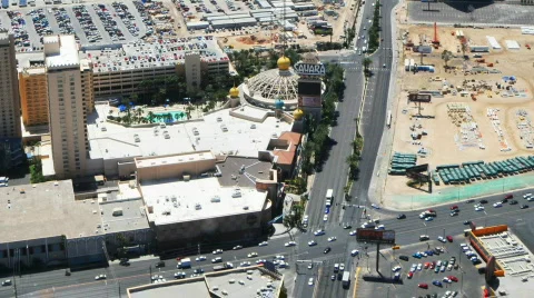 Stratosphere View Panning Stock Footage 401462