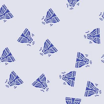 Stratovolcano lava glyph seamless pattern Stock Illustration