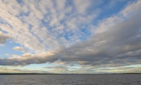 Stratus Cloud Panorama in the Evening Photos