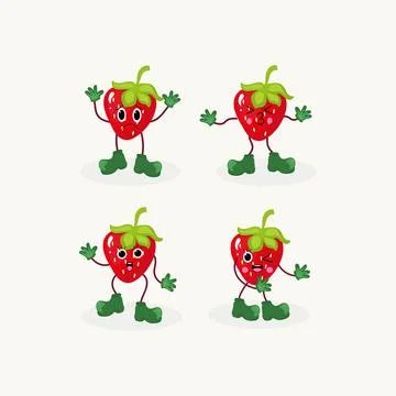 Strauberryhandleg Stock Illustration