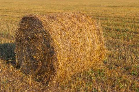 Straw bale Stock Photos