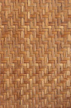 Straw basket texture Stock Photos