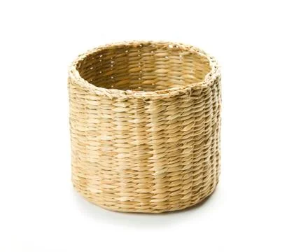 Straw bin Stock Photos
