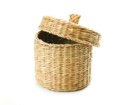 Straw bin Stock Photos