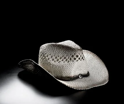 Straw Cowboy Hat. Stock Photos