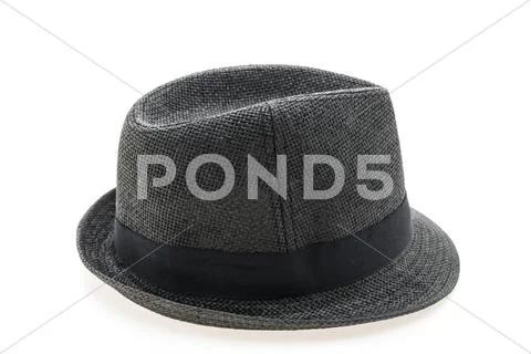 Straw hat for man Stock Photos