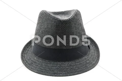 Straw hat for man Stock Photos