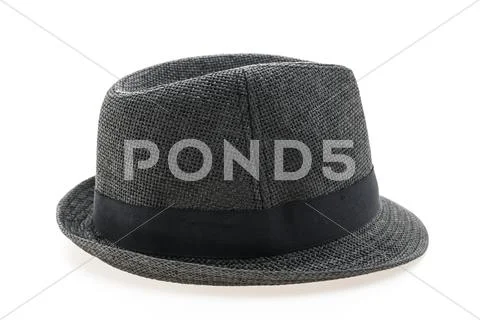 Straw hat for man Stock Photos