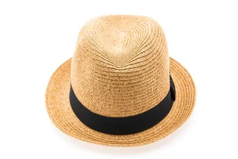 Straw hat for man Stock Photos